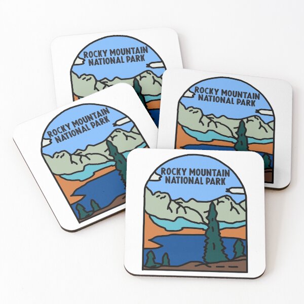 Artikelvorschau, Rocky Mountain National Park Aufkleber entworfen und verkauft von Decal Mania.
