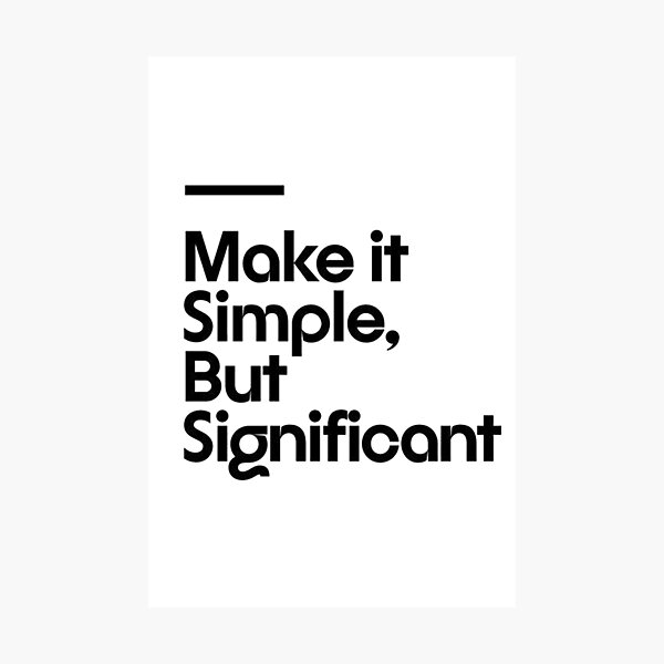 Item preview, Make it simple !  designed and sold by Be-Minimalist.