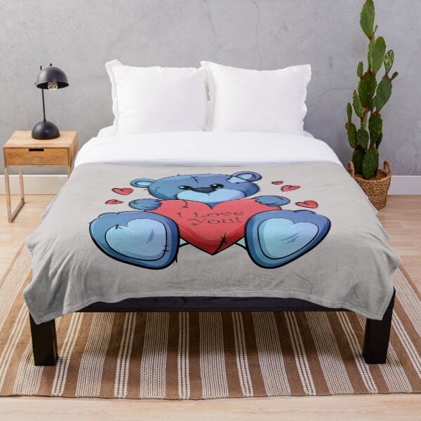 Aperçu de l'œuvre Je t'aime - Saint Valentin - Ours en peluche créée et vendue par TransFoto.
