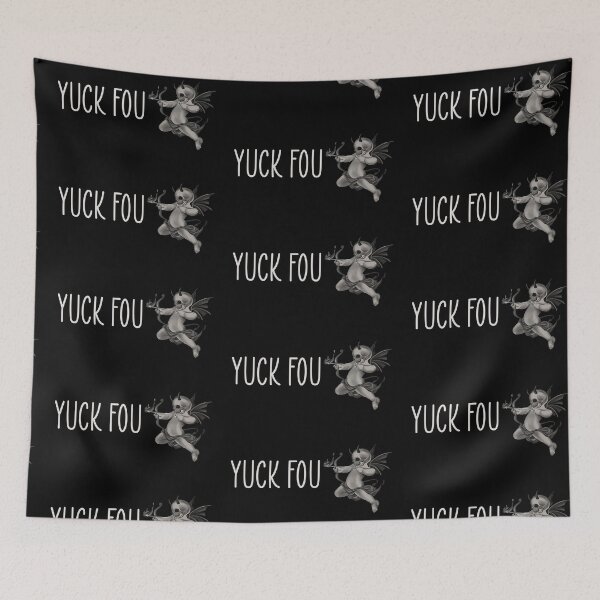 Item preview, YUCK FOU - FCK design with devil devil designed and sold by Chutneys.