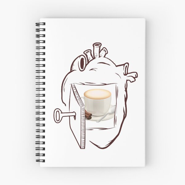 Item preview, Cappuccino In My Heart designed and sold by foodisthekey.