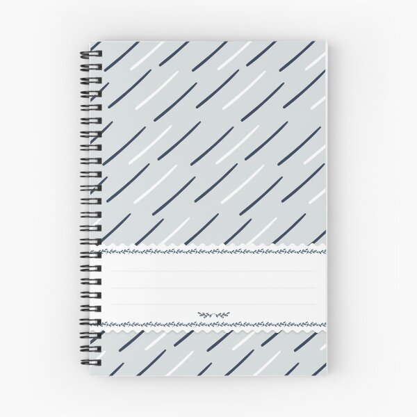 Item preview, Hand Drawn Line Pattern Spiral Book with Name Slip (Hand Drawn Line Pattern Spiral Notebook with Name Slip) designed and sold by Mushrankhan.
