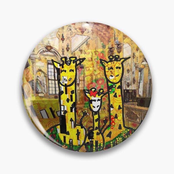 Item preview, Jirafas y El beso de Gurtav Klimt designed and sold by EkaArtShop.