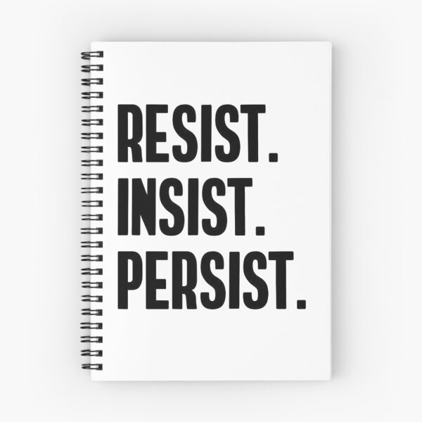 Item preview, Resist, insist, persist  designed and sold by Be-Minimalist.