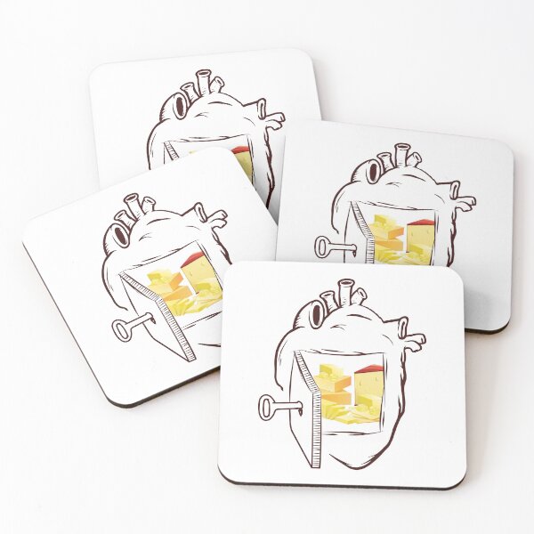 Item preview, Cheese In My Heart designed and sold by foodisthekey.
