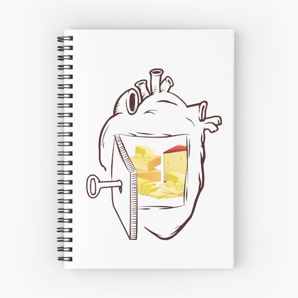 Item preview, Cheese In My Heart designed and sold by foodisthekey.