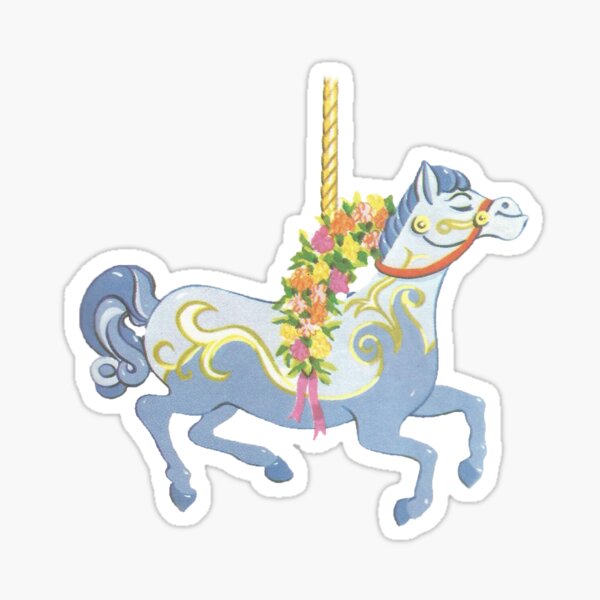 Jolly Holiday Carousel Sticker