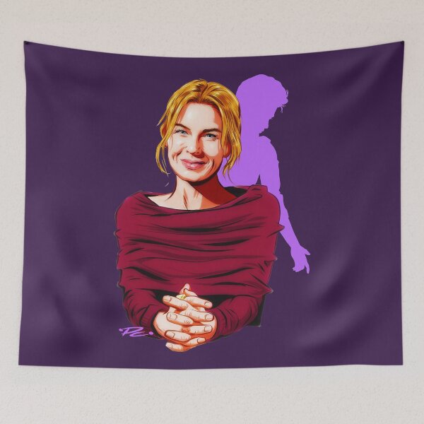 Item preview, Renee Zellweger - An illustration by Paul Cemmick designed and sold by TIGERDAVER.