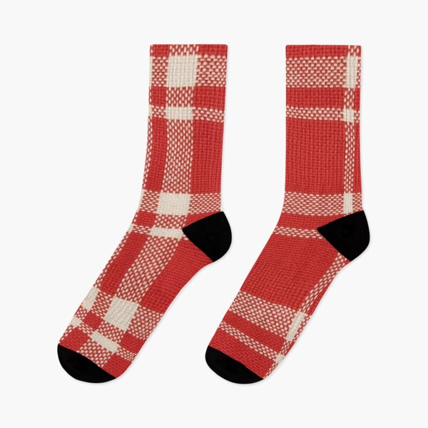 Item preview, Checked fabric, bright red-white designed and sold by jwebmarket.