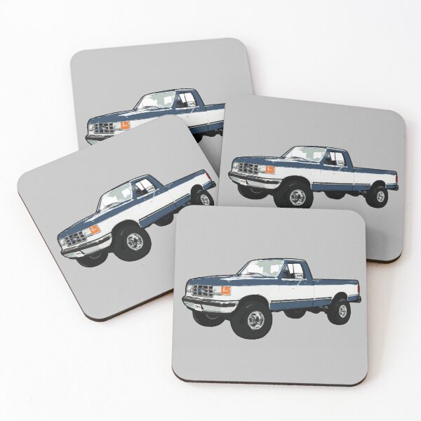 Item preview, 87-92 White Blue 4x4 F  Truck designed and sold by CoolRide.