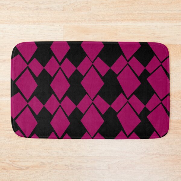 Item preview, Geometric Diamonds Design (Dark Magenta and Black) designed and sold by KelseyLovelle.