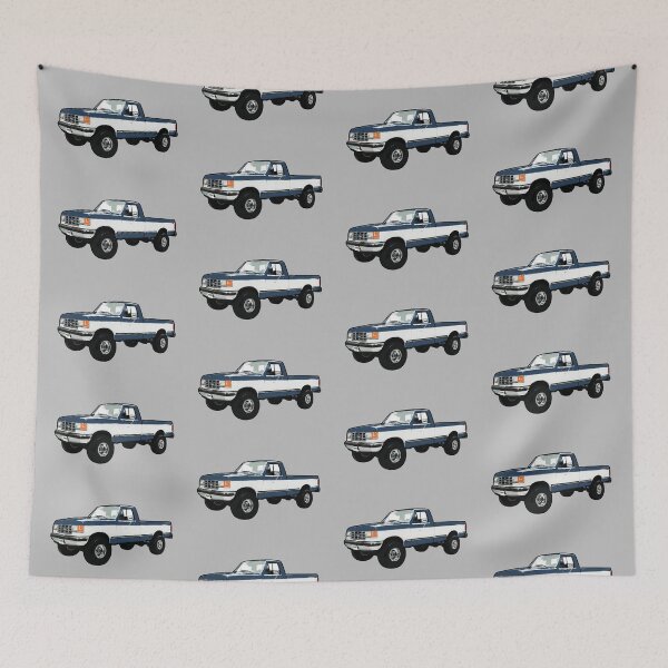 Item preview, 87-92 White Blue 4x4 F  Truck designed and sold by CoolRide.