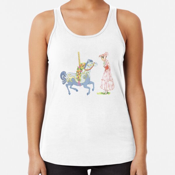 Retro lustiger Feiertag Racerback Tank Top