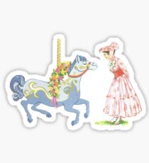 Retro Jolly Holiday Sticker