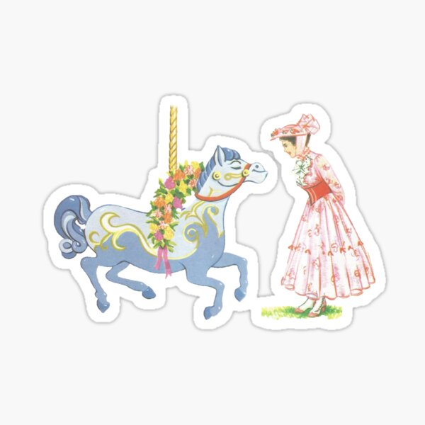 Retro Jolly Holiday Sticker