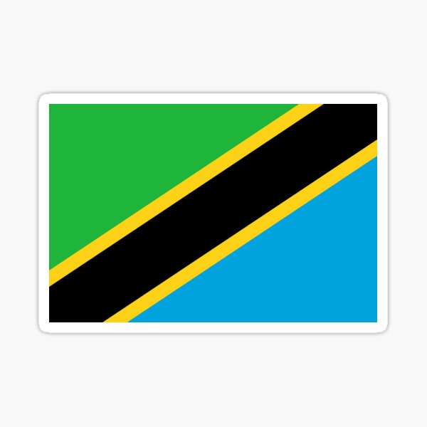 Item preview, Tanzania Flag Gifts, Masks, Stickers & Products designed and sold by mpodger.