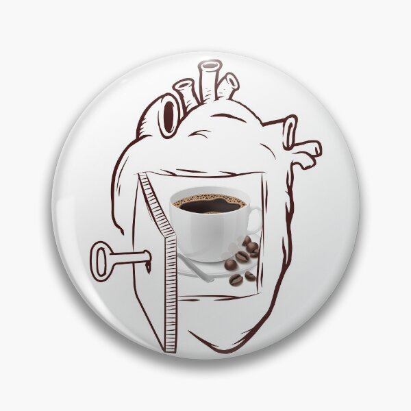 Item preview, Coffee In My Heart designed and sold by foodisthekey.