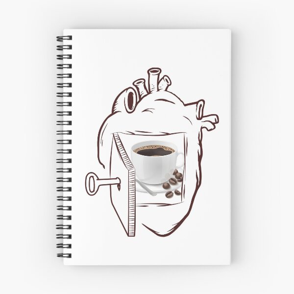Item preview, Coffee In My Heart designed and sold by foodisthekey.