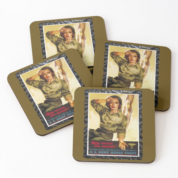Item preview, More Nurses Are Needed, US Army Nurse Corps designed and sold by ronnieyoung.
