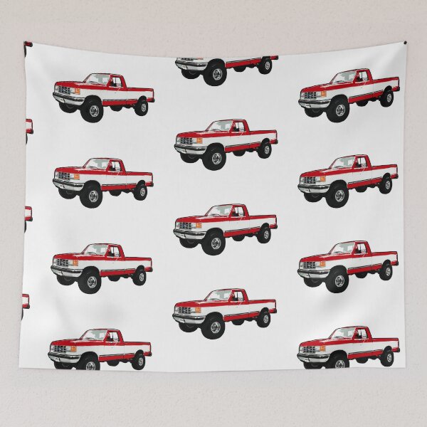 Item preview, 87-92 White Red 4x4 F Truck designed and sold by CoolRide.
