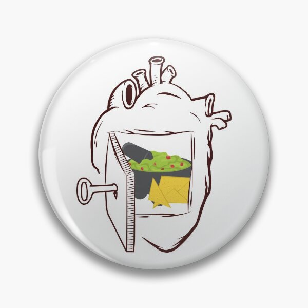 Item preview, Guacamole And Chips In My Heart designed and sold by foodisthekey.