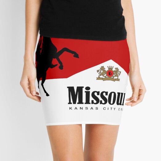 Missouri funny western print Mini Skirt