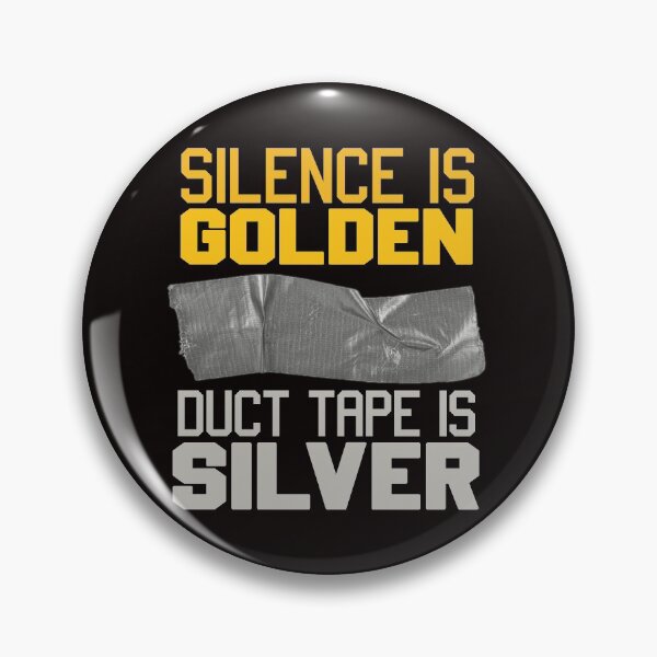 Item preview, Duct tape is silver designed and sold by MoreTee.