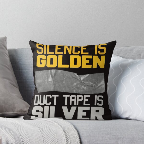 Item preview, Duct tape is silver designed and sold by MoreTee.