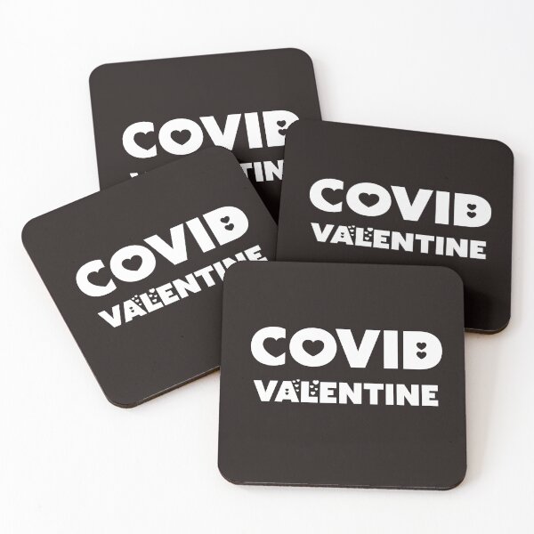 Item preview, Covid Valentine Black designed and sold by DamaliePierre.