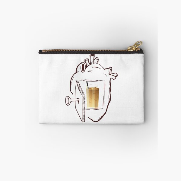 Item preview, Iced Coffee In My Heart designed and sold by foodisthekey.