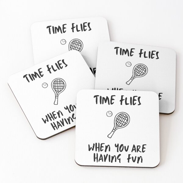 Item preview, Tennis: Time flies when you are having fun designed and sold by TheGreenGoat.
