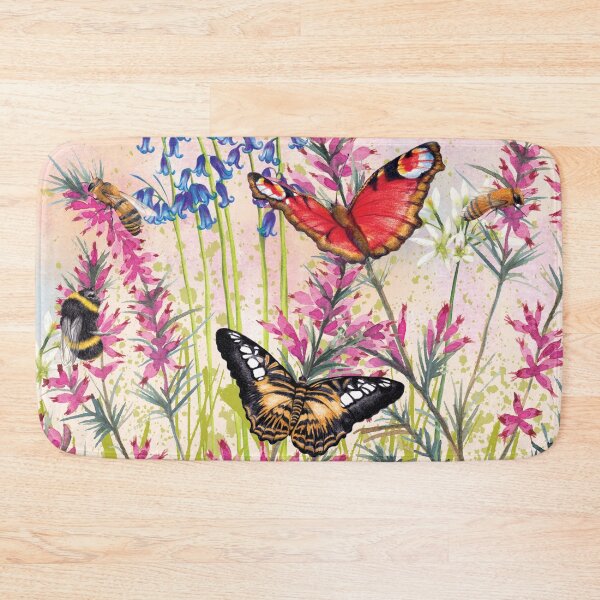 Item preview, Wild meadow bathed in pink light designed and sold by AmandaDilworth.