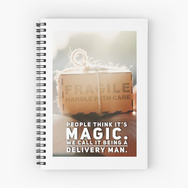 Item preview, People Think It's Magic, we call it being a Delivery Man! designed and sold by BoutThe90s.