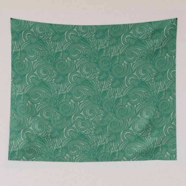 Item preview, Green block print designed and sold by Navitaloves.