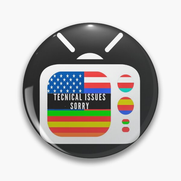 Item preview, bad Tv signal  with us flag designed and sold by erozzz.