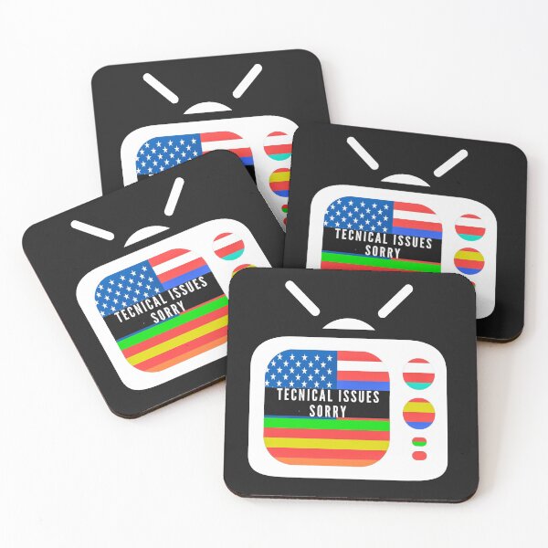 Item preview, bad Tv signal  with us flag designed and sold by erozzz.