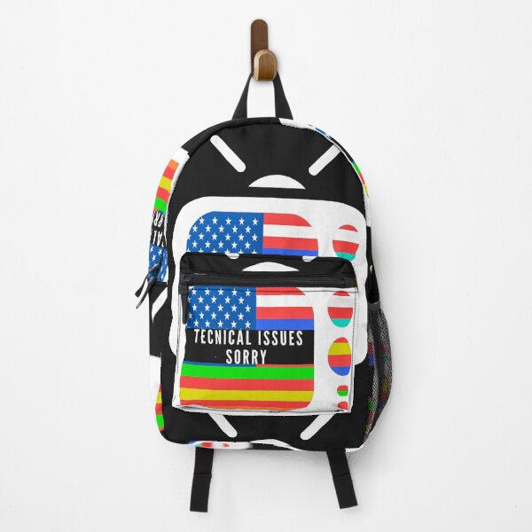Item preview, bad Tv signal with us flag designed and sold by erozzz.