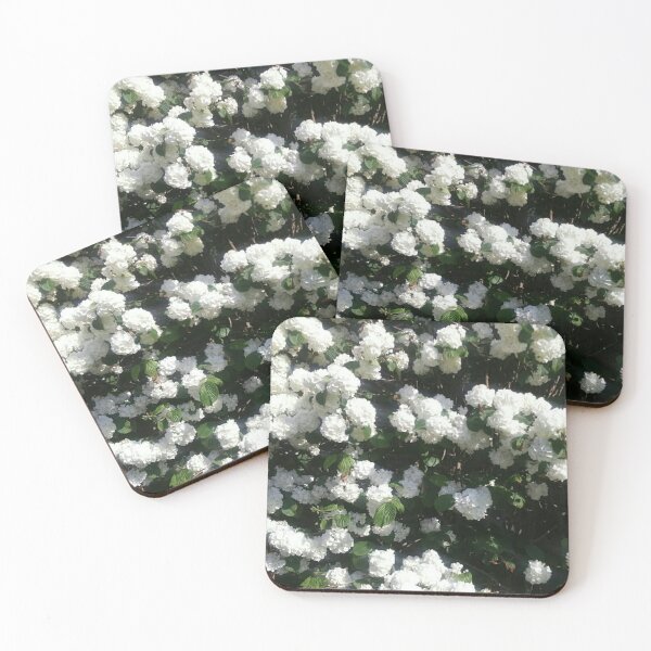 Item preview, White fluffy flowers designed and sold by Emerald1111.