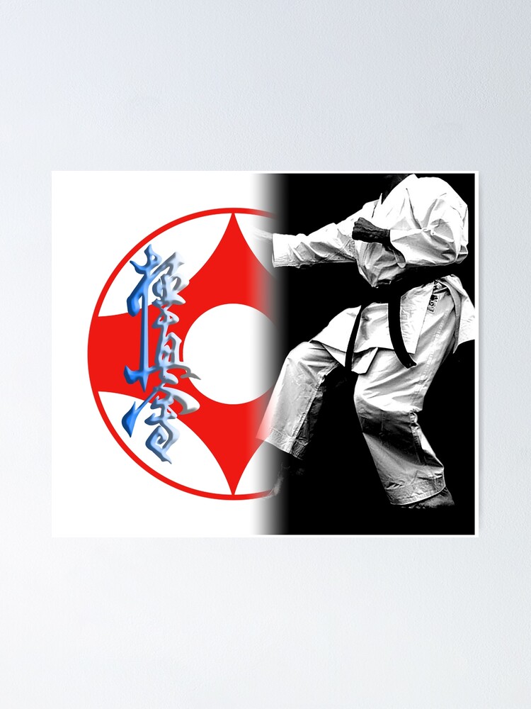 Kyokushin Karate Kumite Hajime Martial Arts Design Poster For Sale