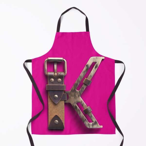 Artikelvorschau,  Anfängliches "K" Alphabet Ledergürtel Pink Design entworfen und verkauft von Freestylist.