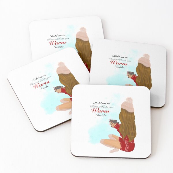 Item preview, Coffee winter girl quote illustration  designed and sold by Imanitasong.