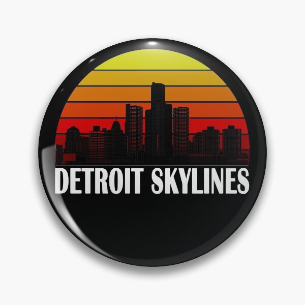 Item preview, DETROIT CITY SKYSCRAPER SKYLINES designed and sold by yasmh.
