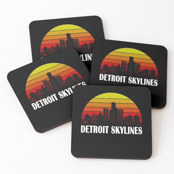 Item preview, DETROIT CITY SKYSCRAPER SKYLINES designed and sold by yasmh.