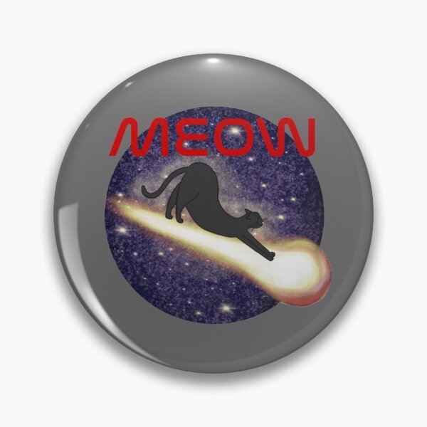 Item preview, MEOW Space Cat Astronaut designed and sold by alisonsuhm.