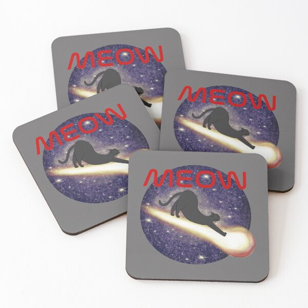 Item preview, MEOW Space Cat Astronaut designed and sold by alisonsuhm.