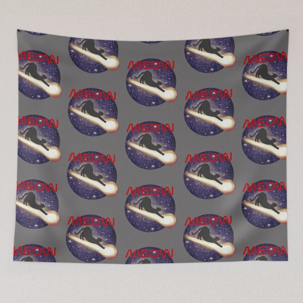 Item preview, MEOW Space Cat Astronaut designed and sold by alisonsuhm.