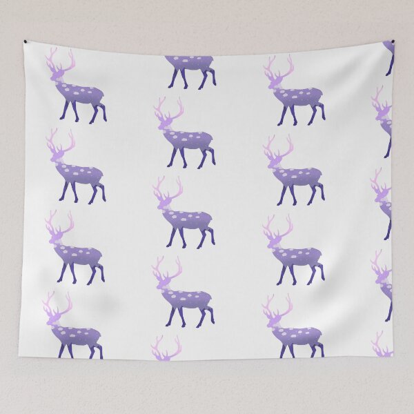 Item preview, Ombre Purple Deer Silhouette designed and sold by JanelleChung.