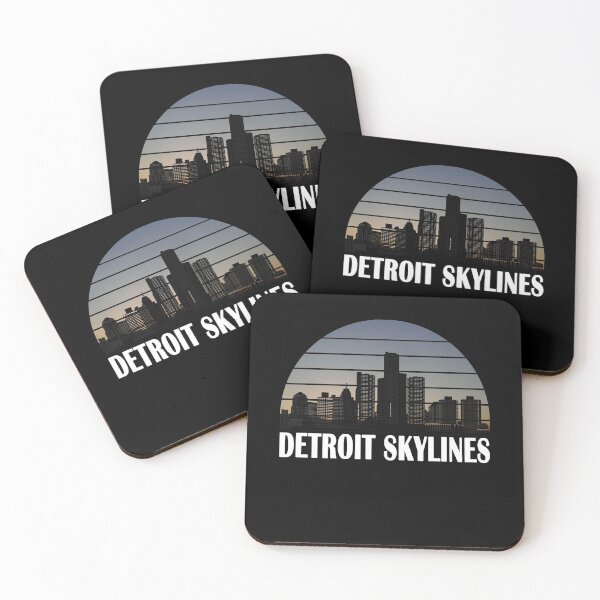 Item preview, DETROIT CITY SKYSCRAPER SKYLINES designed and sold by yasmh.
