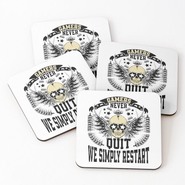 Item preview, Gamers Never Quit We Simply Restart designed and sold by YAHIA-14.