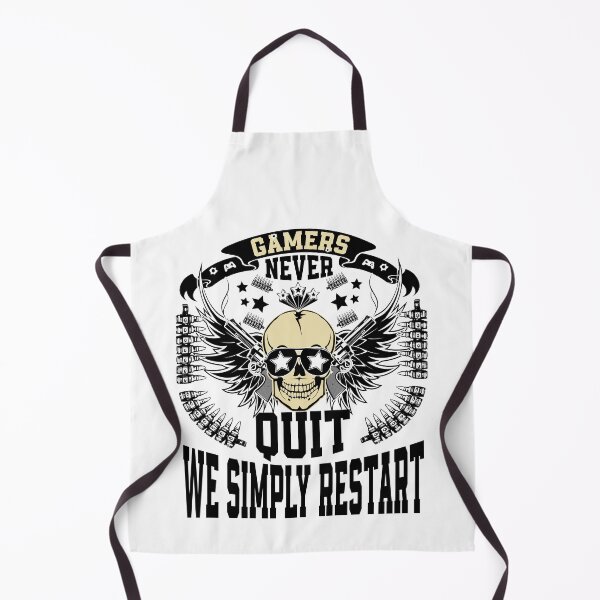 Item preview, Gamers Never Quit We Simply Restart designed and sold by YAHIA-14.